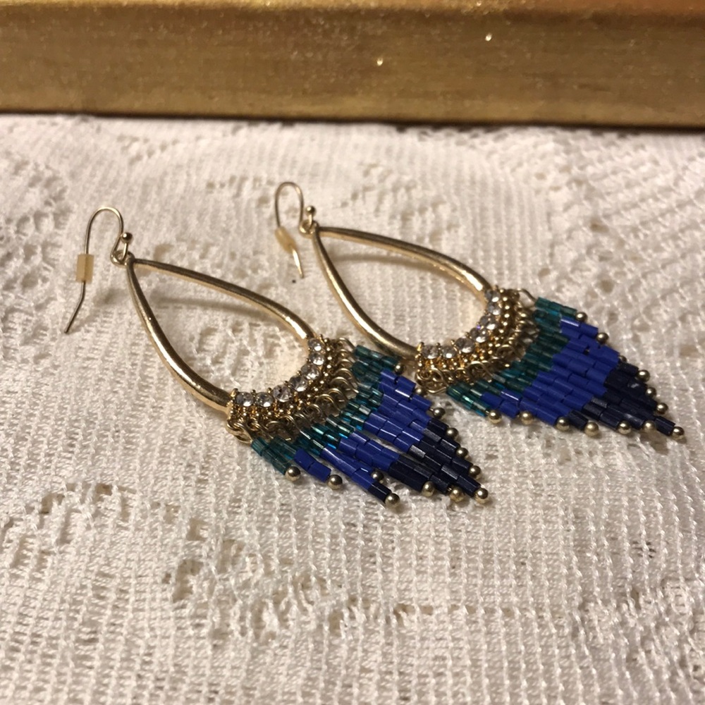 Sparkly Beaded earrings 💕
